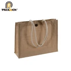 Wholesale Promotion Linen Hessian Hemp Jute Grocery Shopping Burlap Beach Tote Bag With Handle,picture of jute bag