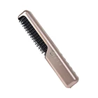 Best Selling Products Hair Straight Electric Brush Fast Moustache Straightener Comb