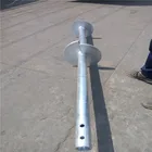 Solar Foundation Steel Pipe Anchor Helical Screw Pile Foundation Pile