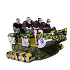 New Ideas Tank Shaped 9D Electric VR Cinema 6 Seats Virtual Reality 4D 8D 9D Simulation Ride