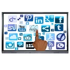 2019 55 65 75 86 inch Interactive LED touch panel for indoor education