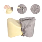 Manufacturer Custom Sciatic Nerve Pain Relief Orthopedic Memory Foam Leg Rest Knee Pillow Cushion For Side Sleepers Sleeping