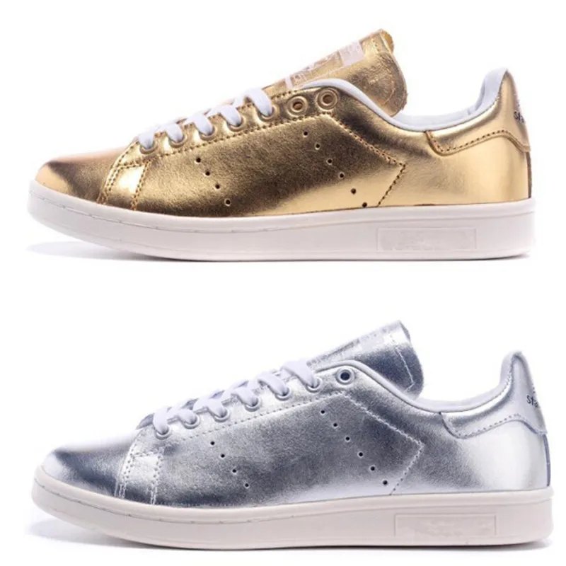 Most popular in france and Spain stan shoes for women men gold smith sneaker fashion smith Genuine Leather sports shoes dropship