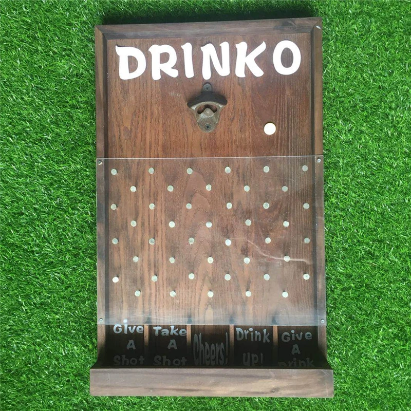 Wooden Plinko Game Set Different Size For Bbq Or Party With Drinking