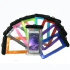 Custom Cell Phone Cases PVC Mobile Phone Waterproof Bag With String