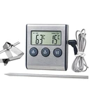 Perfect Cook Digital Oven Thermometer with Cooking Timer and removable Probe for Meat