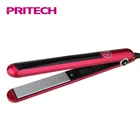 PRITECH Red Ceramic Flat Iron In Hair Straightener With LED Display