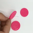 Promotional Plastic Coins Coins Plastic Promotional Custom Food Grade Engraved Embossed Logo Plastic Token Coins