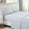 White polyester dobby bed sheet bed linen fabric