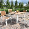 Modern teak wood aluminum outdoor furniture