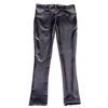 New zipper crotch Hugh body leather pants PU snake pattern fashion casual locomotive pants Can Be Customized