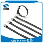 self locking pvc coated stainless steel cable ties