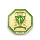 custom soft enamel gold Specialized loyalty army force pocket coin banks