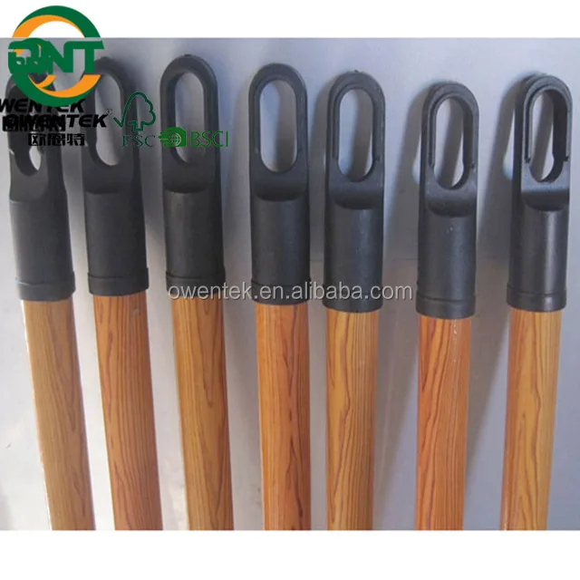 broom with wooden stick
