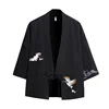 New Fashion designer custom mens linen/cotton kimono streetwear casual jackets