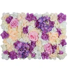 Hotsale 60*40cm Interior Exteriors looks and touches like real flower artificial flowers wall for wedding decoration