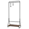 /product-detail/indoor-clothes-garment-rack-with-hanging-rail-wooden-metal-iron-hotel-bedroom-hanger-drying-standing-clothes-rack-display-60789786690.html