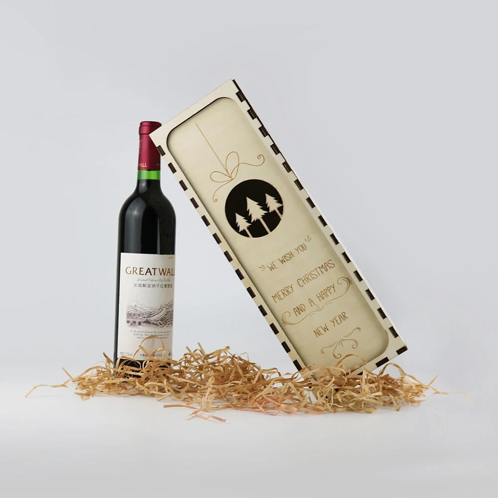wooden boxes with glass bottles