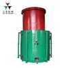 collect wood tar oil wood waste charcoal hoist type carbonization furnace for fire
