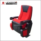 China No. 1 manufacturer Leadcom cinema chair with cup holder (LS-6601)
