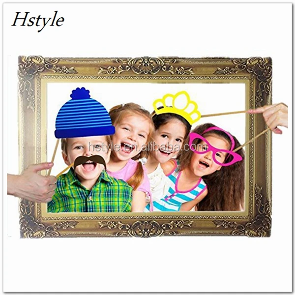 vintage photo booth props picture paper frame for baby shower