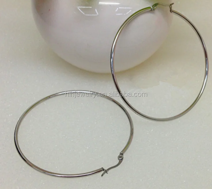 Women Hoop Earrings Self Piercing Hoop Earrings Wholesale Stainless