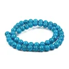Wholesale Beads, Blue Synthesis Turquoises, Round Beads For Jewelry Making
