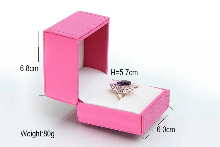 oem elegant handmade box for lady purple wedding gift packaging
