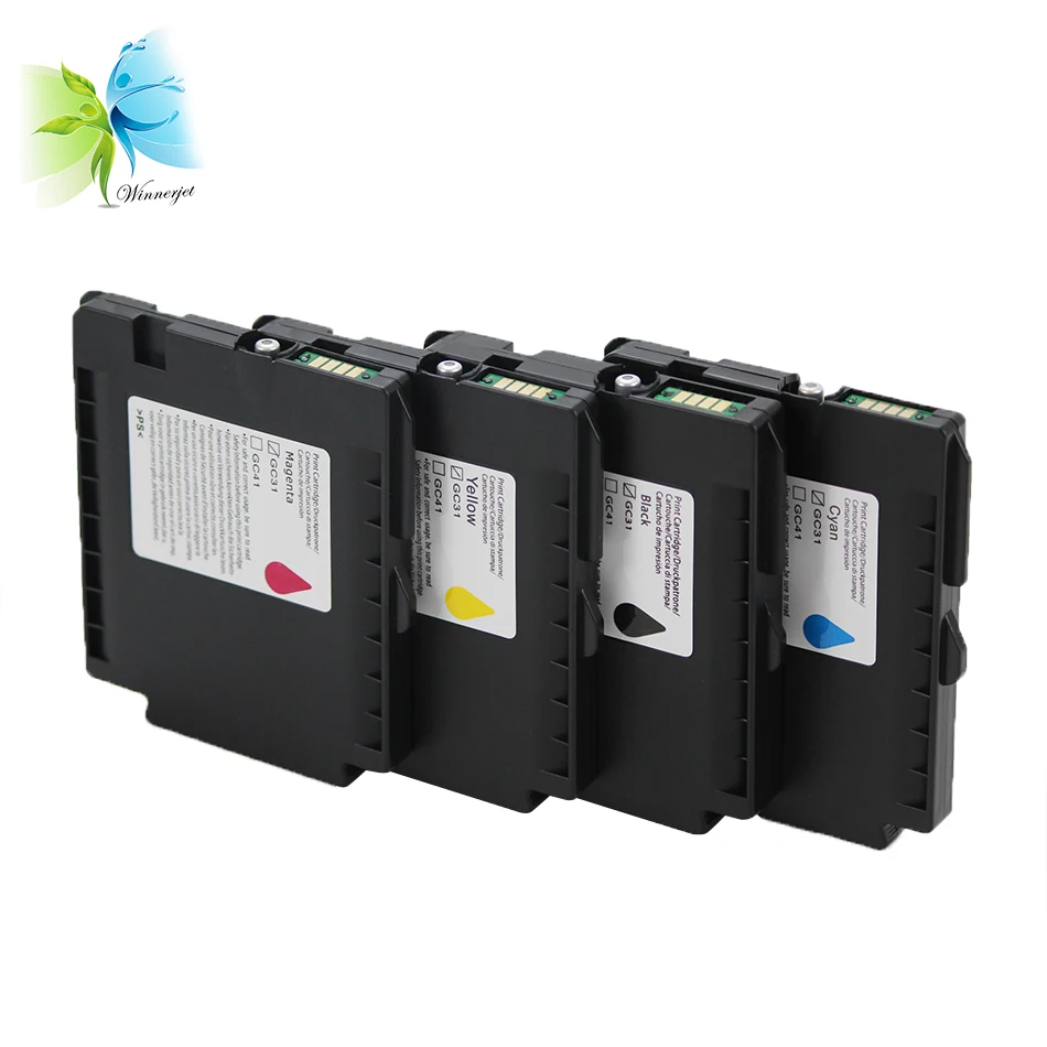 Printer Spare Parts Gc 31 Gc31 4Colors Refillable Ink Cartridge For