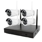 Best Selling CCTV Products 4CH 1080P Real Time Record Network Video Recorder WIFI Wireless NVR Wireless IP Camera NVR kit