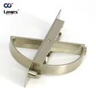 Wood furniture zinc alloy metal wardrobe cabinet drawer hidden handle