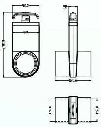 2.5" slice valve - 2.5"S X 2.5"S