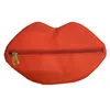 personalized lip shaped organizer case makeup cosmetic bag