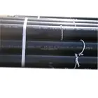 3PE black coating as per DIN30670 standard carbon steel seamless pipe