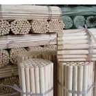 factory directly eucalyptus wooden threaded pole for broom and mop