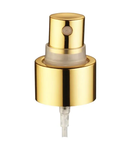 Silver Gold Aluminium Fine Mist Sprayer Metal Perfume Sprayer Pump