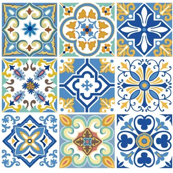 Vinyl Tile Stickers Traditional Floor Tiles Stickers Removable Bathroom Kitchen Tile Decals Easy To Apply Buy Vinyl Decal Floor Sticker Removable