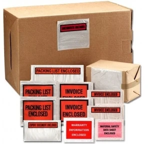 printing c7 envelope for packing list made of pp film and paper