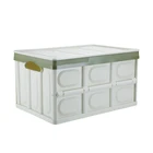 hot sale manufacturer high quality cheap foldable plastic storage boxes bins wholesale car trunk organizer with lid