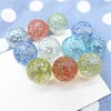 High quality 16mm 25mm clear Sesame pattern marbles glass ball for decoration