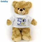 10" Loveable Teddy Bear Logo Branded Promotional Plush Toy Bear with Custom Shirt Printing