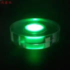 Wholesale colorful LED crystal glass lamp base