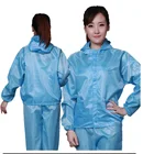 Cleanroom Jacket and Pants ESD Suit With Hood Anti-static Clothes Suit With Hood