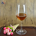 Crystal Drinking Glassware Long Stem Tulip Shaped Wine Glasses 350ml