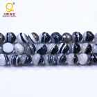 10mm semi precious stones striped agate beads