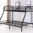Hot sale School staff hospital hostel heavy duty designer stainless steel double decker bunk bed steel bed