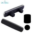 Universal Dual-clip In-vehicle Air Vent Cellphone Holder Magnet Car Mount for iPhone for iPad Tablet
