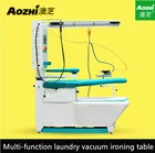 Multi function ironing table with spotting table and steam boiler