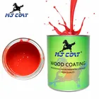 Drying Additive furniture wood pu paint 2K Solid Color Top Coat