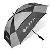 Extra Large Double Canopy Vented Square Golf Umbrella Windproof Automatic Open 62 Inch Oversize Stick Umbrella for Men
